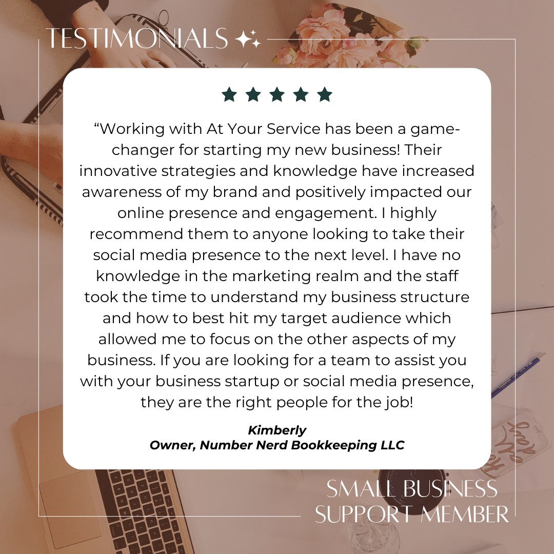 ✨ We love our members! 

#atyourservicesf #lifestylemanagement #virtualassistant #wearheresf #hifromsd #ays #ayslife #testimonials #TestimonialTuesday #smallbusinesssupport