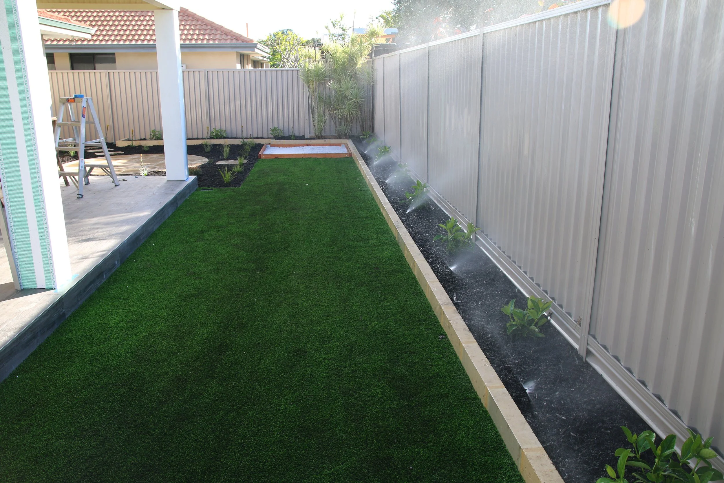 limestone garden beds 