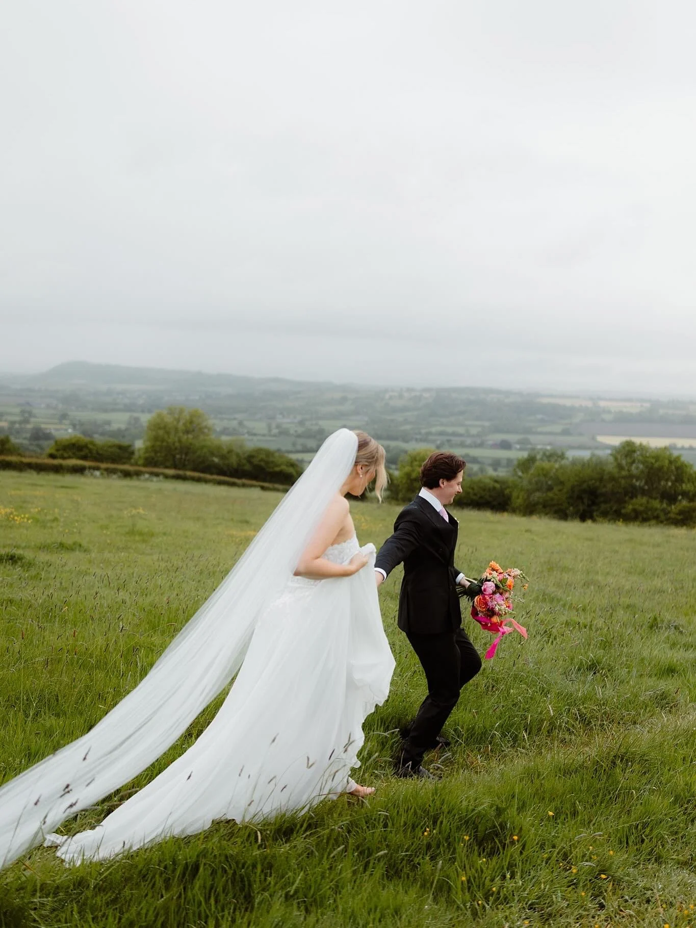 Esm&eacute; and James 🥹
Thank you for trusting me to run around in a field with me in the rain 🌧️
Sometimes we don&rsquo;t get the weather we automatically associate with amazing wedding pictures&hellip;and I&rsquo;m here to prove it all wrong. 
Ta