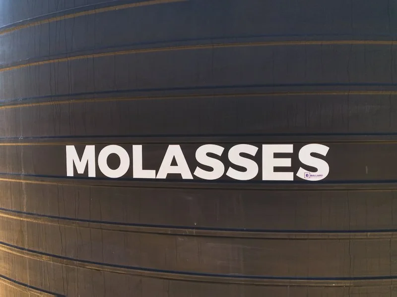 Molasses tank