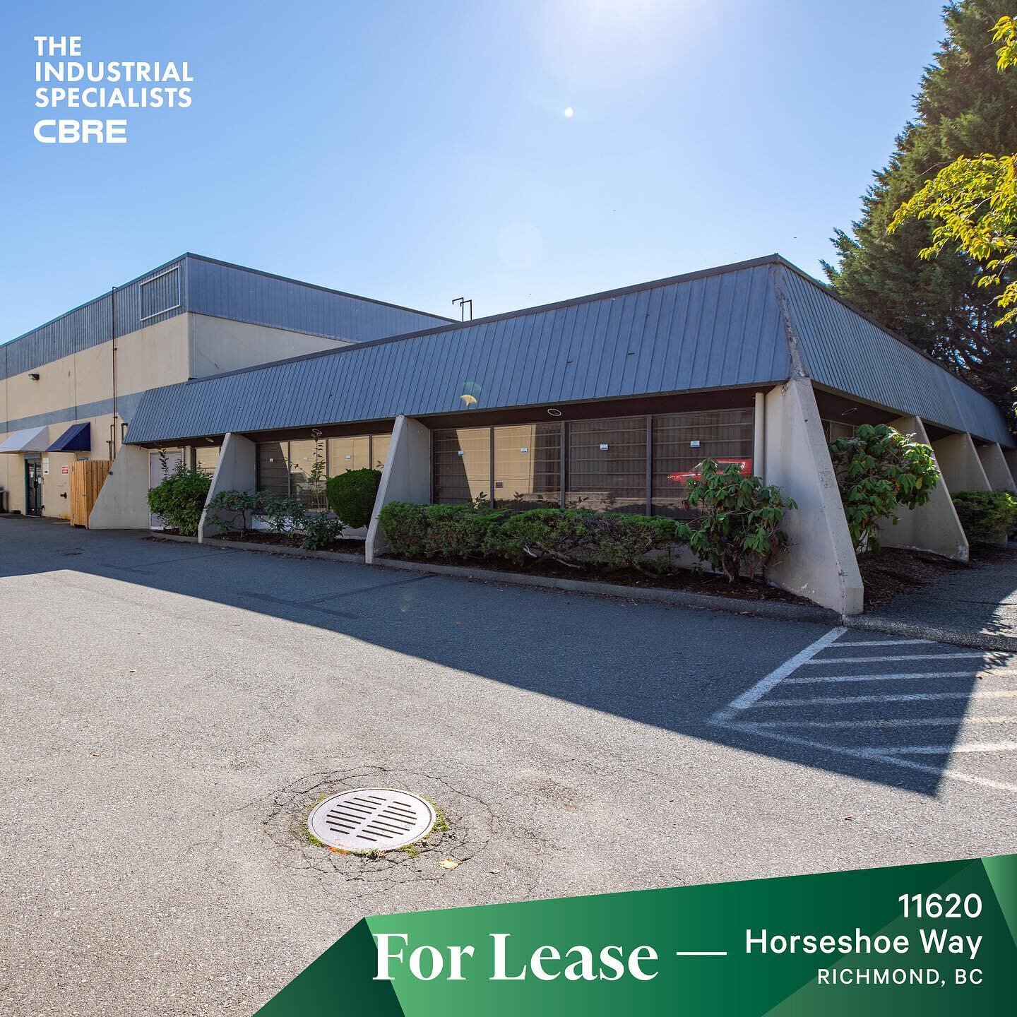 SOUTH RICHMOND | 11620 Horseshoe Way is a freestanding 21,809 SF warehouse with office in the Riverside Industrial Park. The building is equipped with 4 oversized grade loading doors, a mix of low and high ceiling warehouse space, mezzanine storage s