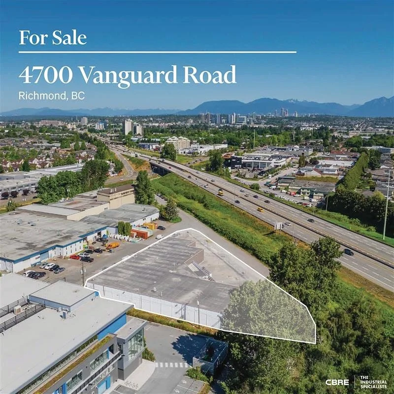 RICHMOND | 4700 VANGUARD ROAD&nbsp;
&nbsp;
Newly listed, a freestanding warehouse with industrial retail zoning, located just off Highway 99 on Vanguard Road is now available. Offering high exposure and versatile potential, this property is perfect f