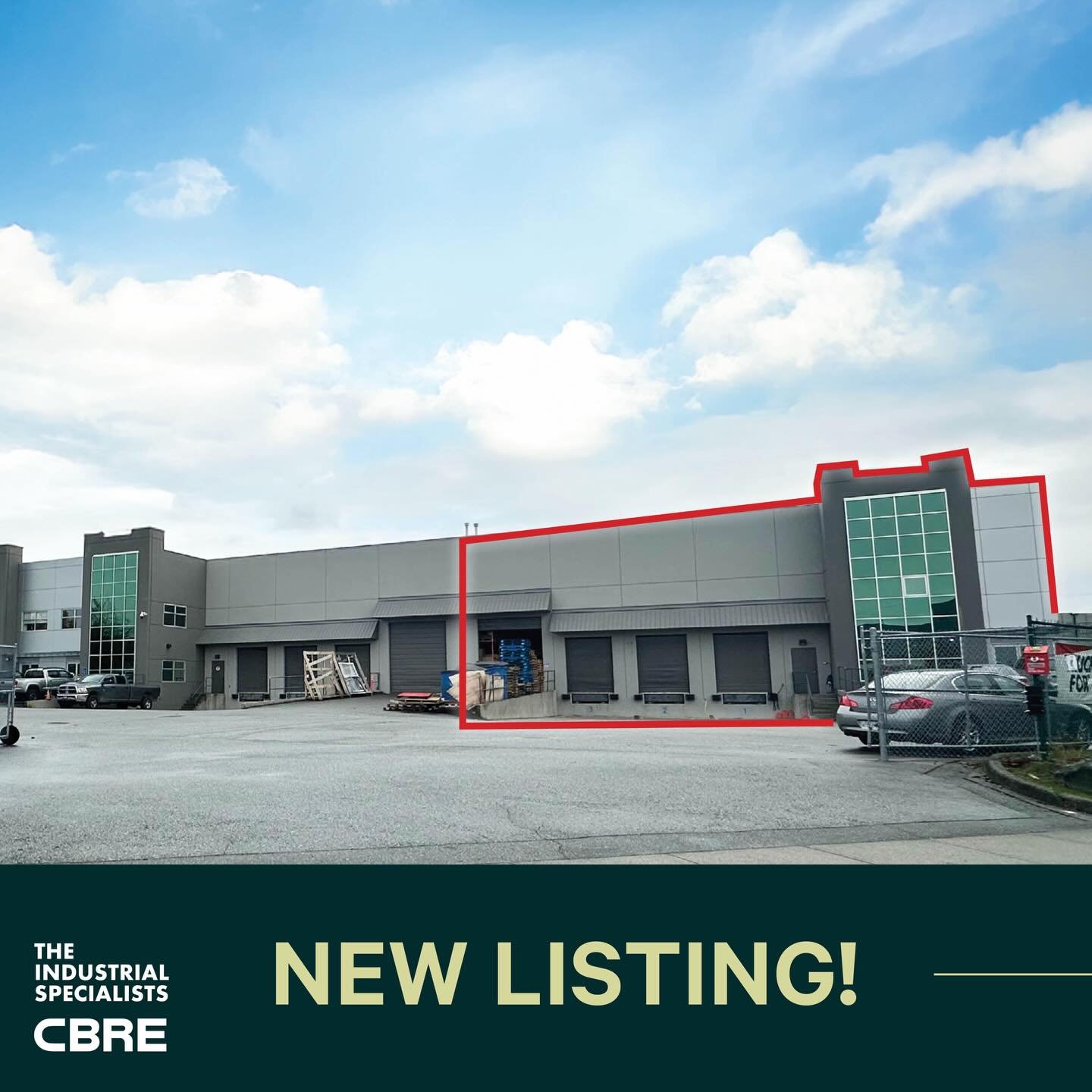 First new listing of the New Year!
 
Unit 135-11400 Twigg Place in Richmond is a fully-improved 14,403 SF industrial space with 3 dock-loading doors and 2 grade level doors.
 
The unit includes fully built-out office areas, outdoor storage with 14 st