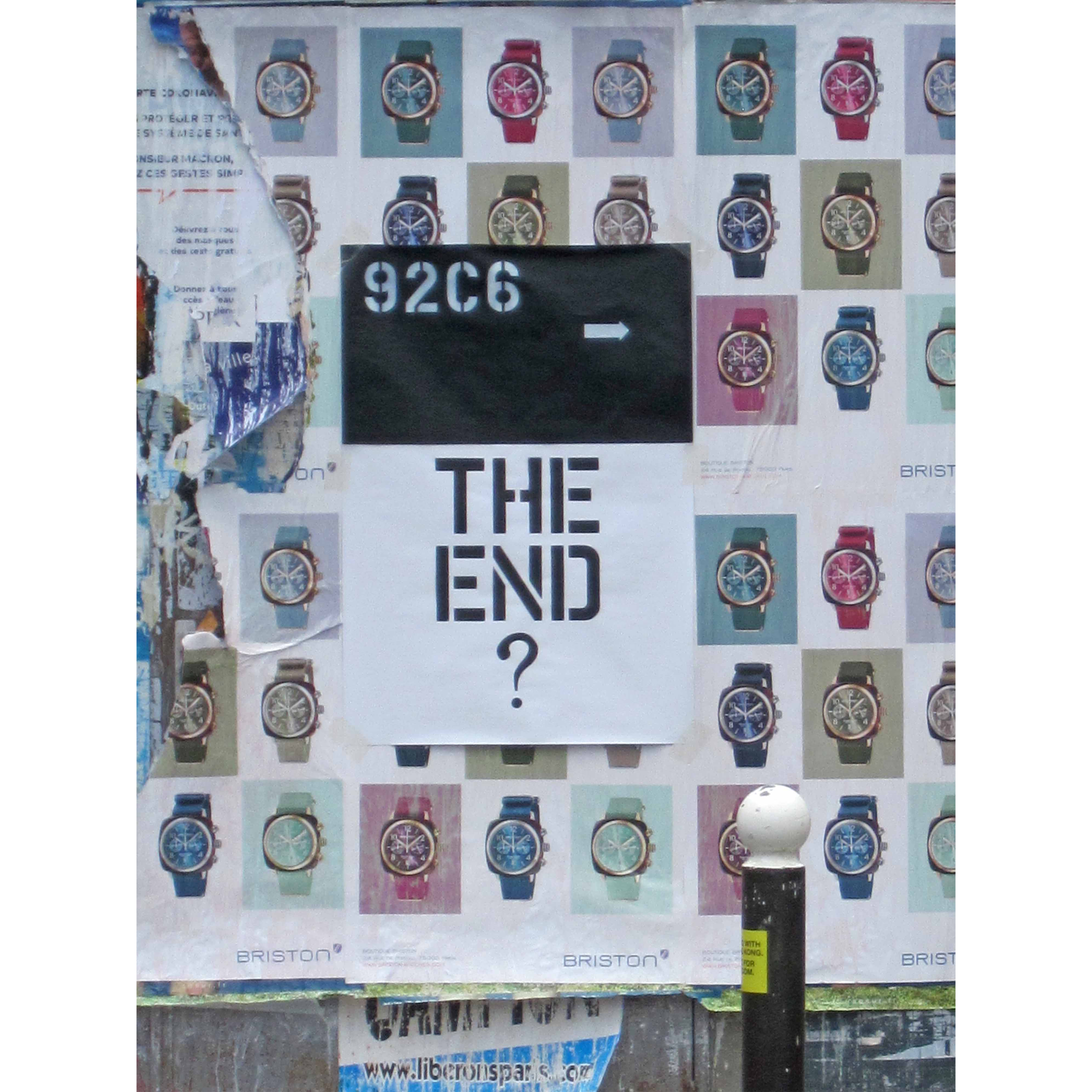 92C6 2020 6sur38 100 x 70 cm Affiche Posted in Paris
