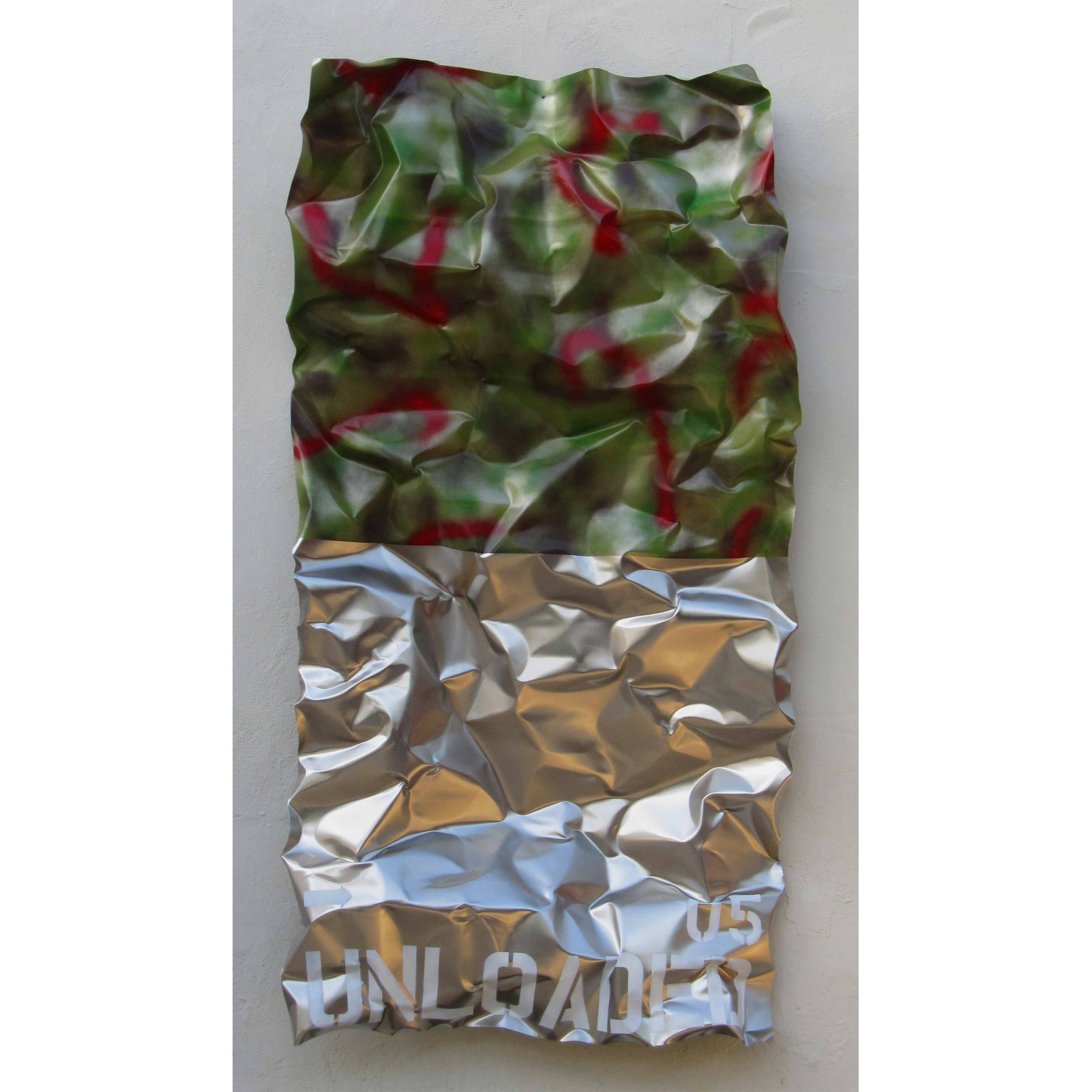 UNLOADED 05 2014 H184 x L97 x P27 cm technique