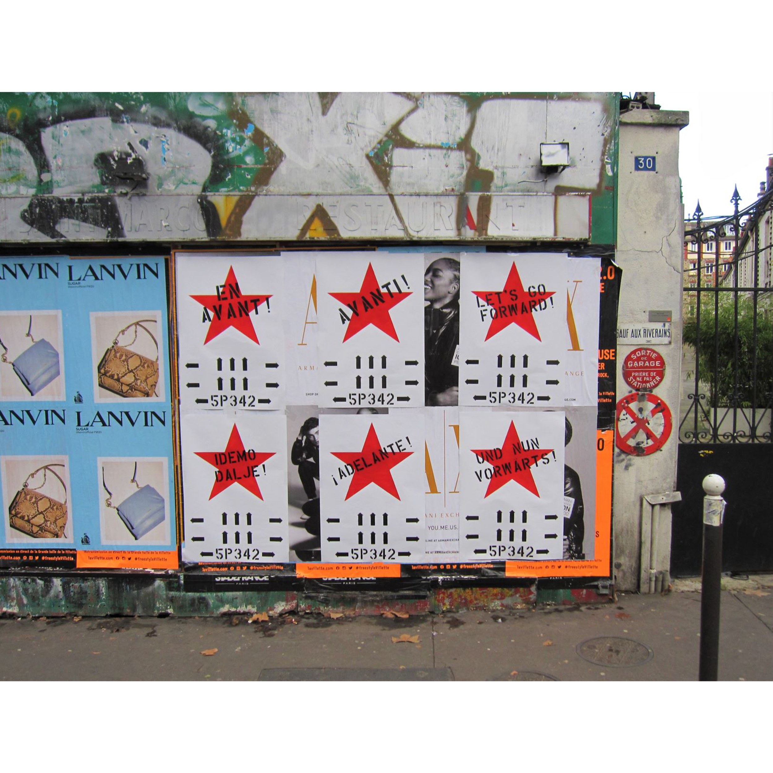 5P342 2020 SET OF 6 100X70cm Affiche/Poster posted in Paris 18eme