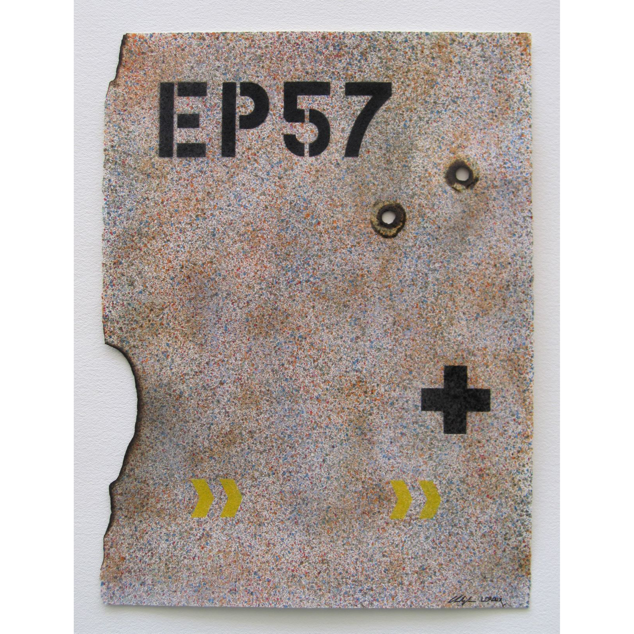 EP57 2021 H771 x L580 mm mixed media on Arches
