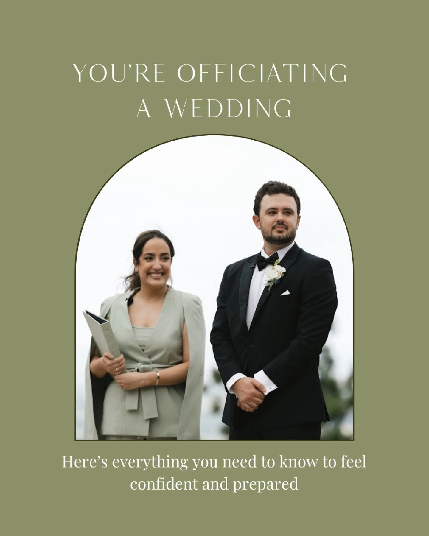 If you&rsquo;ve been asked to officiate a wedding&hellip; first of all, we love that for you. 💛
It&rsquo;s one of the most meaningful roles you can play&mdash;and with a little guidance, it can feel natural and really special. Here&rsquo;s your quic