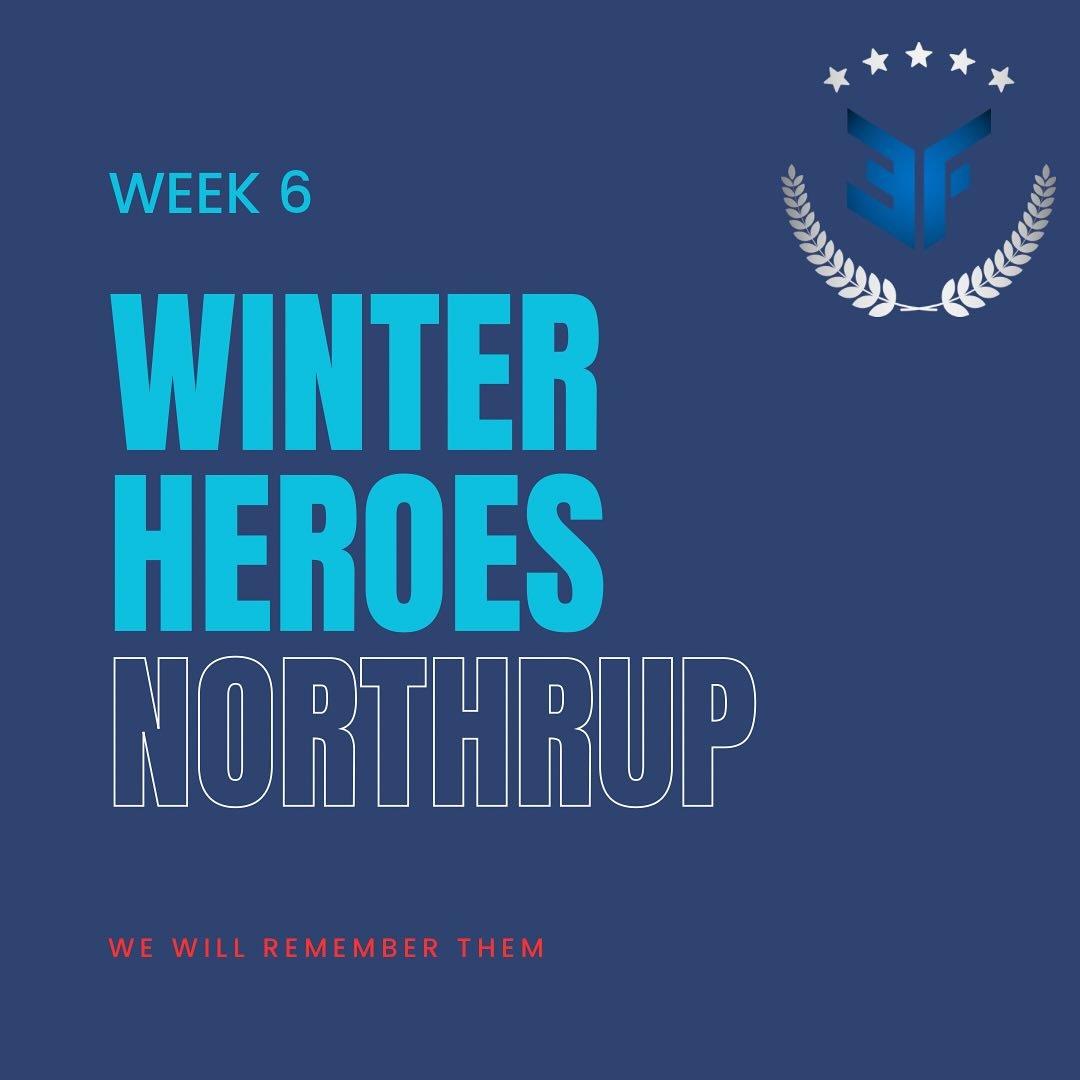 Week 6 
This workout is dedicated to Detective Constable Jeffrey Northrup (#99201) who was intentionally struck by a vehicle while investigating a stabbing on July 2, 2021. He served Toronto Police Service and the citizens of Toronto for 31 years.

D