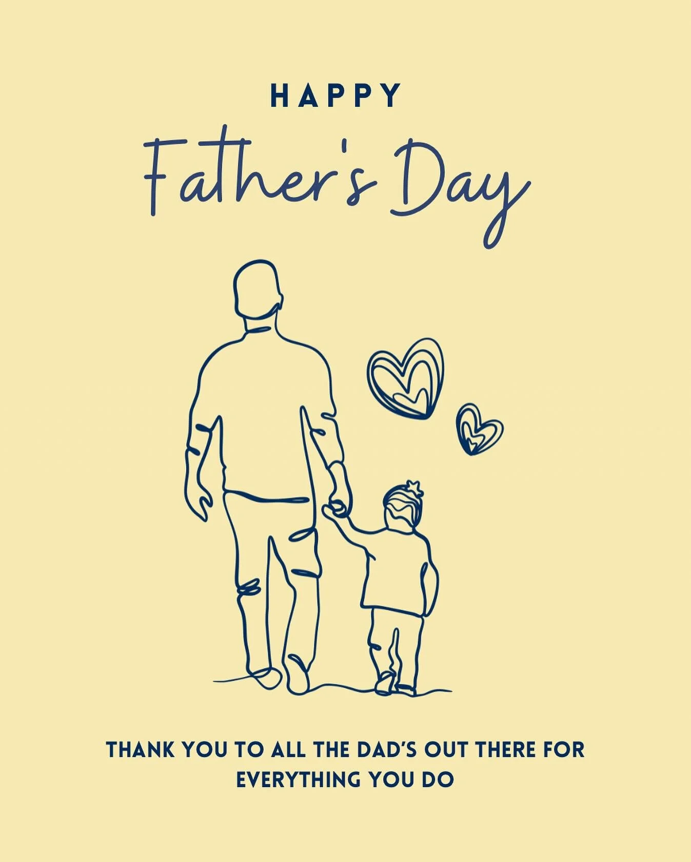 Happy Father&rsquo;s Day to all the Dad&rsquo;s out there today. 
In whatever capacity you are a father to someone we wish you a day of happiness and love. 
For those of us where we aren&rsquo;t able to see our Dad&rsquo;s today, our thoughts go out 
