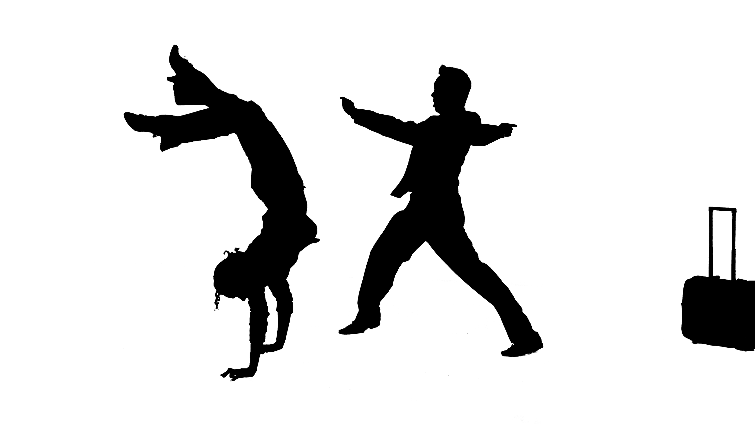 Transit video installation by Scott Snibbe at LAX Los Angeles International Airport