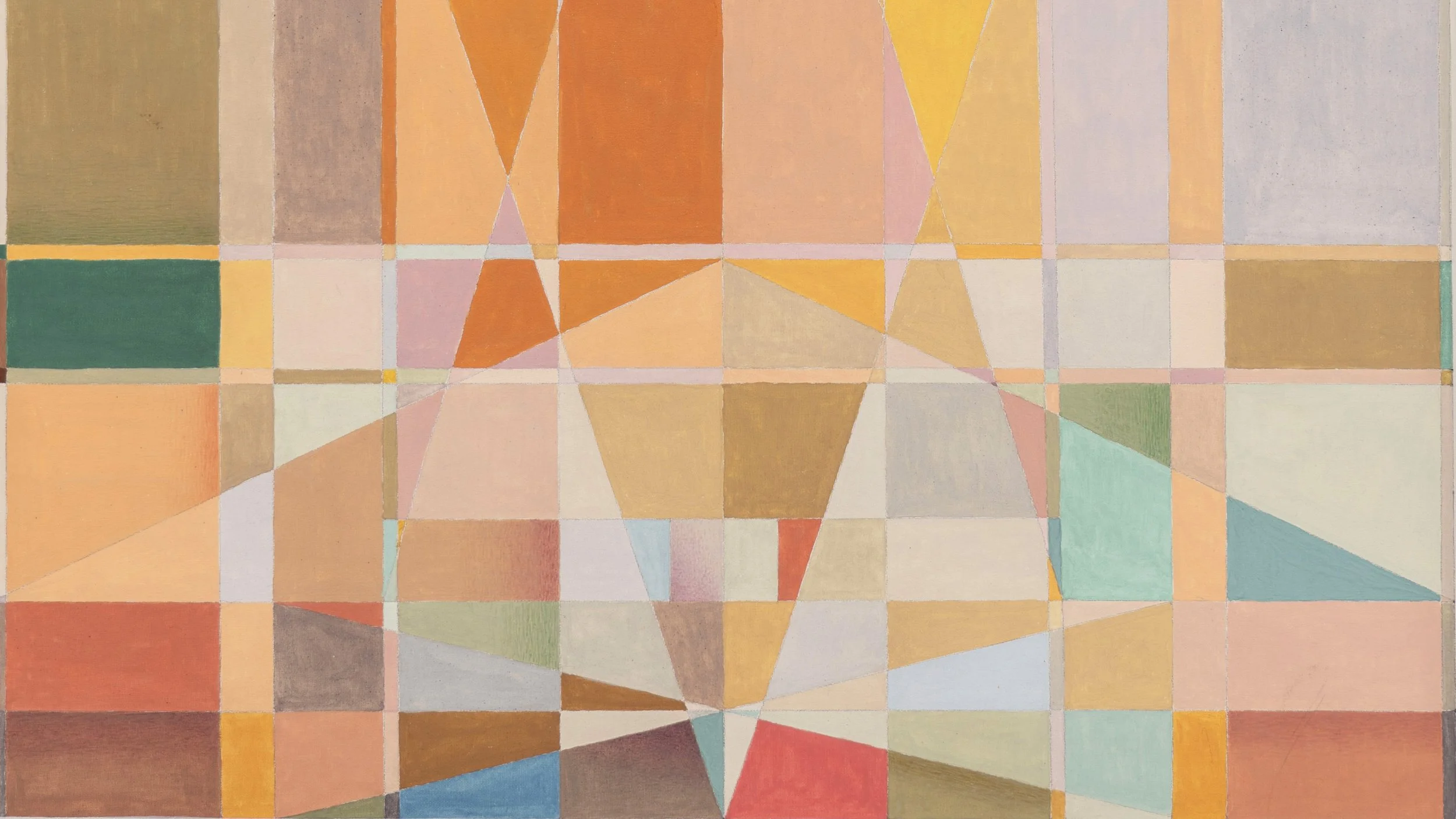 Hidden Geometries Mineral Pigment Paintings (2024→)