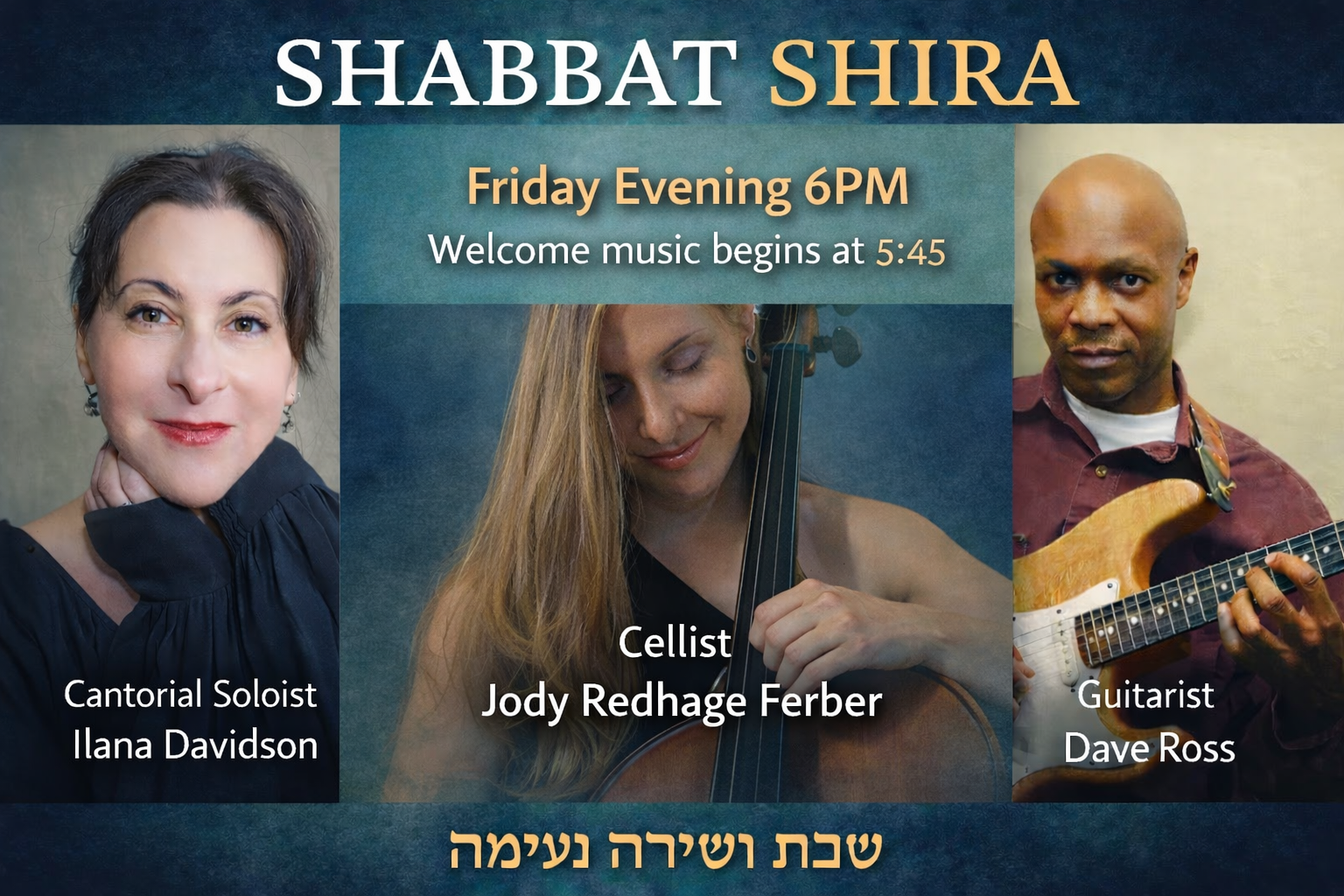 🎶 Shabbat in Harmony on Shabbat Shira