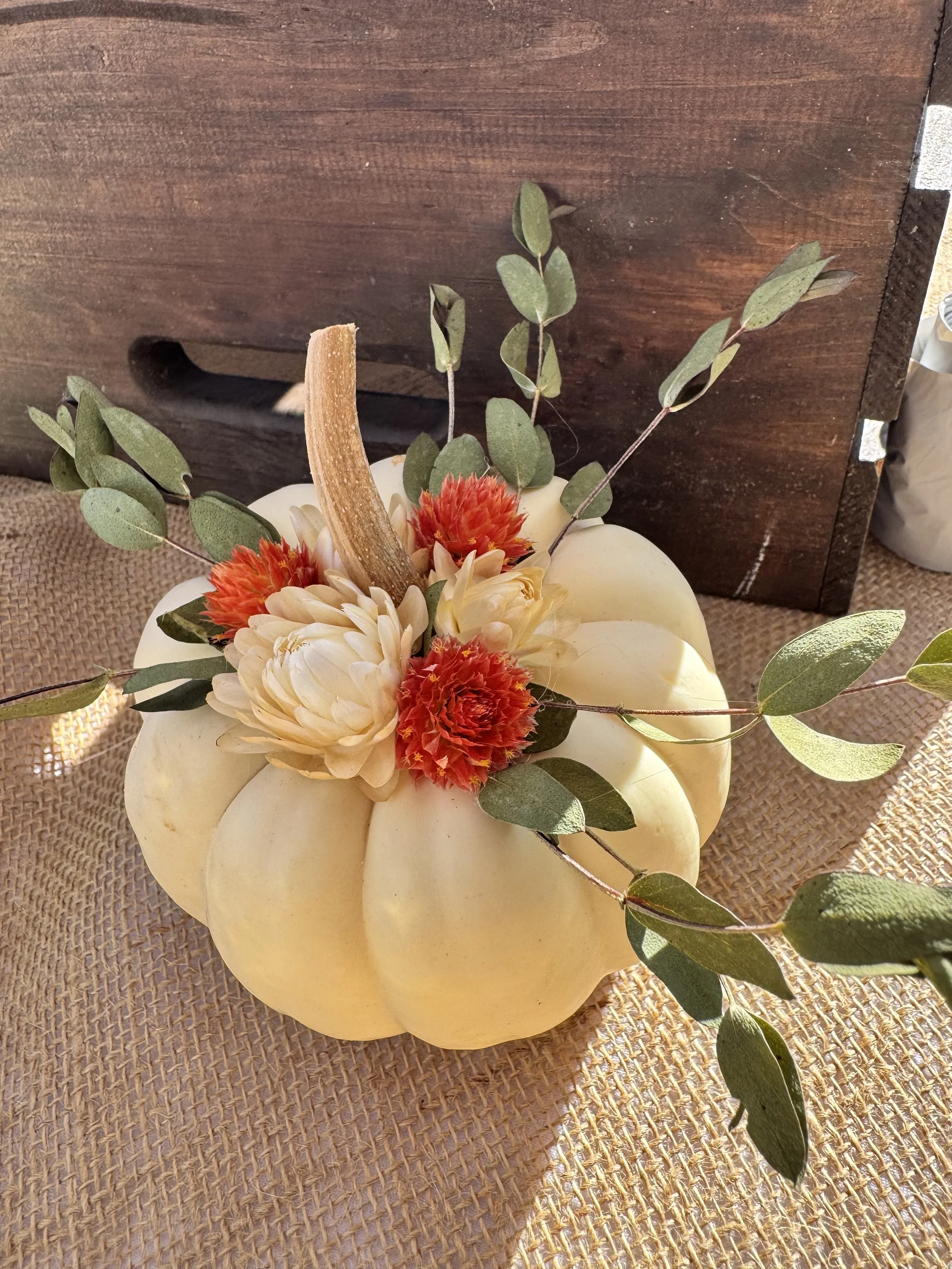 Mini Pumpkin Dried Flower Workshop - 10/11