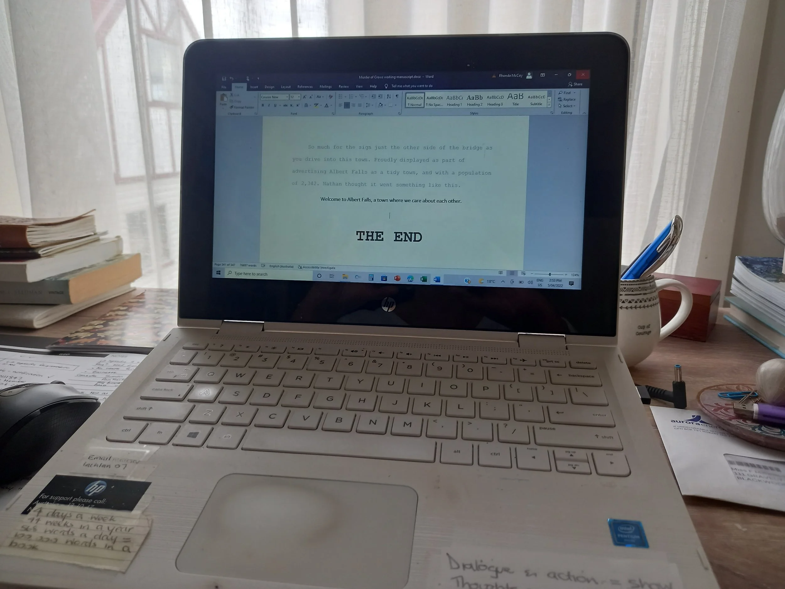 done, but not quite dusted ...