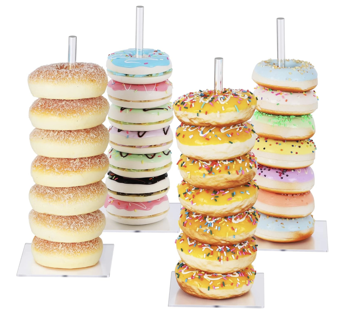 Clear Acrylic Donut Stand
