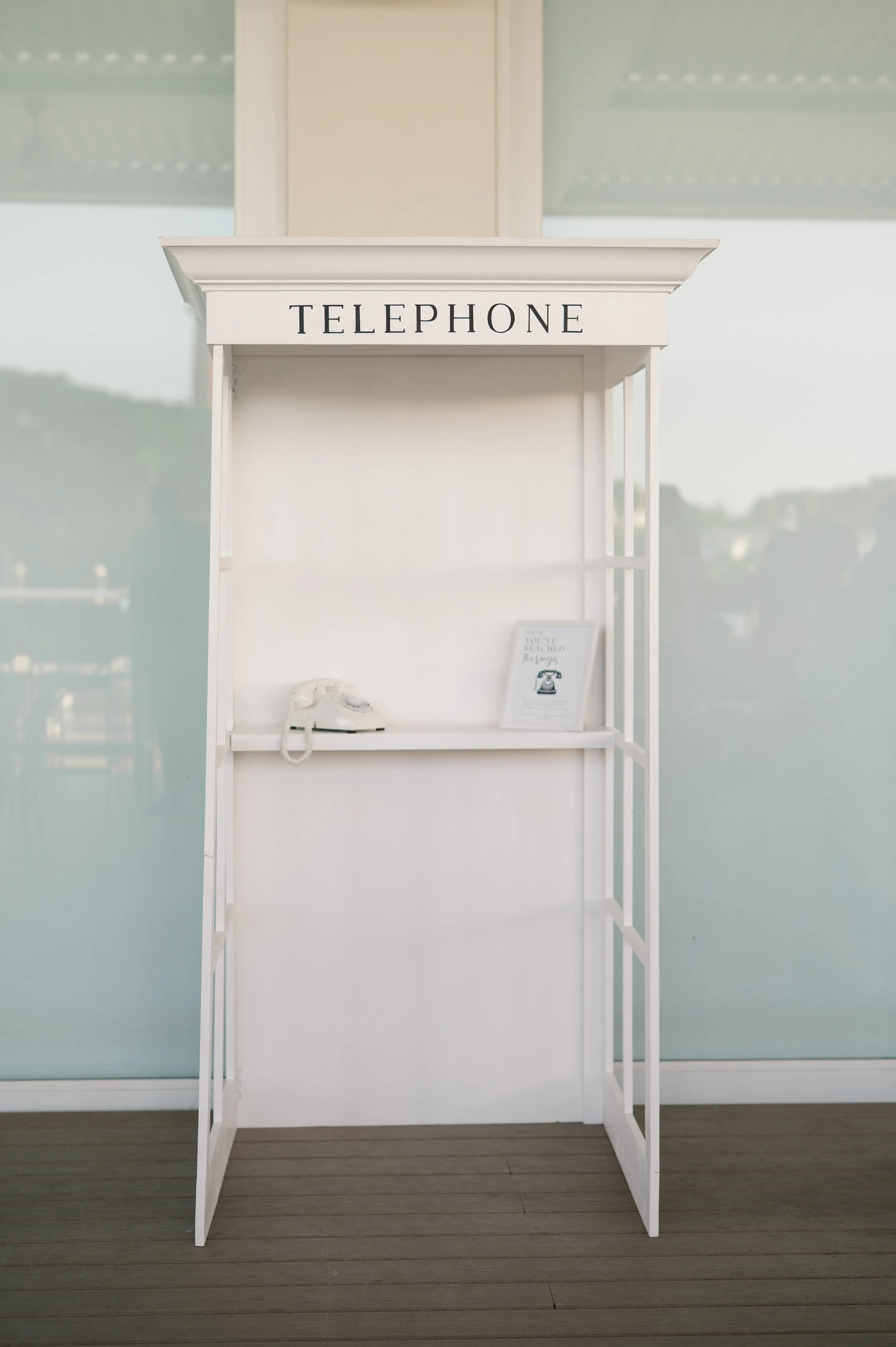 Telephone Booth- Perfect for your Audio Guestbook! Starting at $400