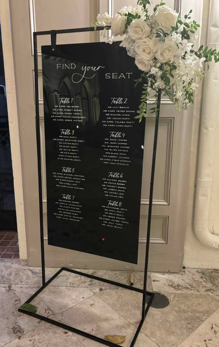 Black Hanging Stand-$75