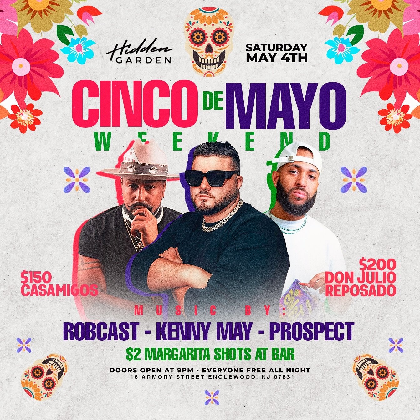 Cinco de Mayo weekend 🍾

Everyone free- Doors open at 9:00pm 🔥🌶️🌮

Let&rsquo;s party all night &amp; celebrate with us!
