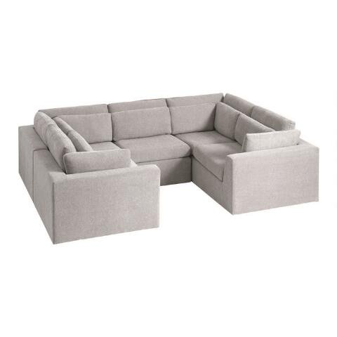 Grey Sectional (plus one more middle piece)