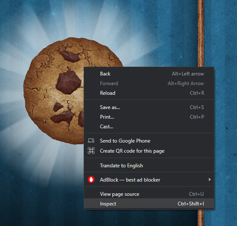 Is infinity cookies possible without inspect element/cheats? : r/ CookieClicker