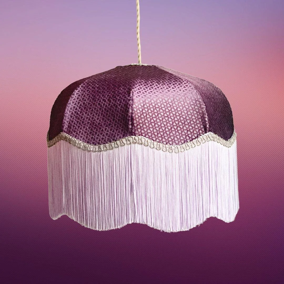 Shop our fringed and pleated lampshades Tinker & Tallulah Handmade