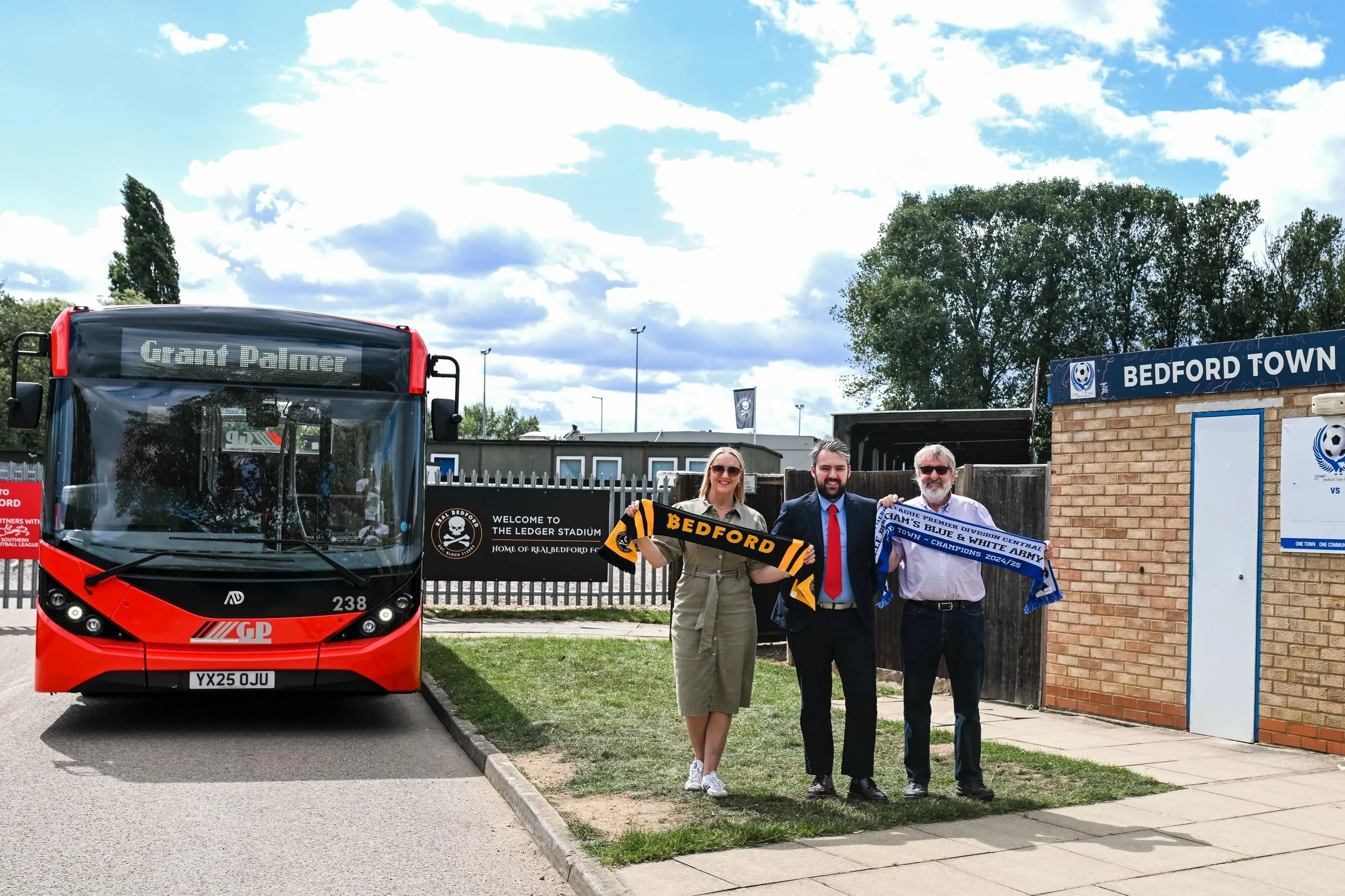 Real Bedford FC and Bedford Town FC Launch Free Bus Transfers