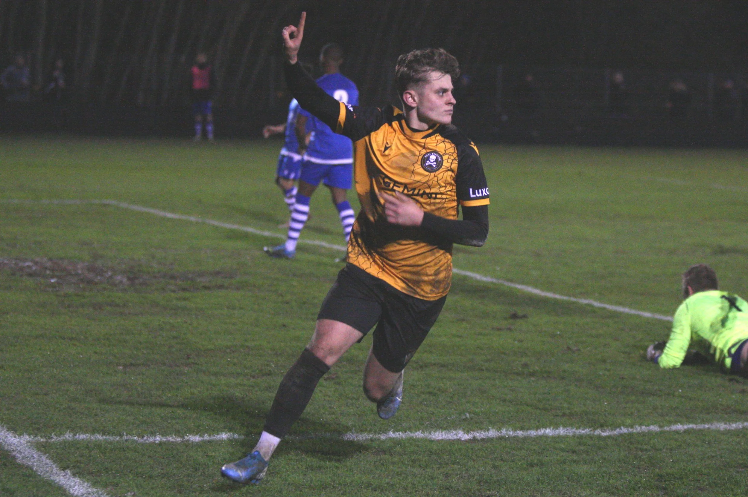  Archie Jones bagging the winner in the last Real Bedford game of 2023 