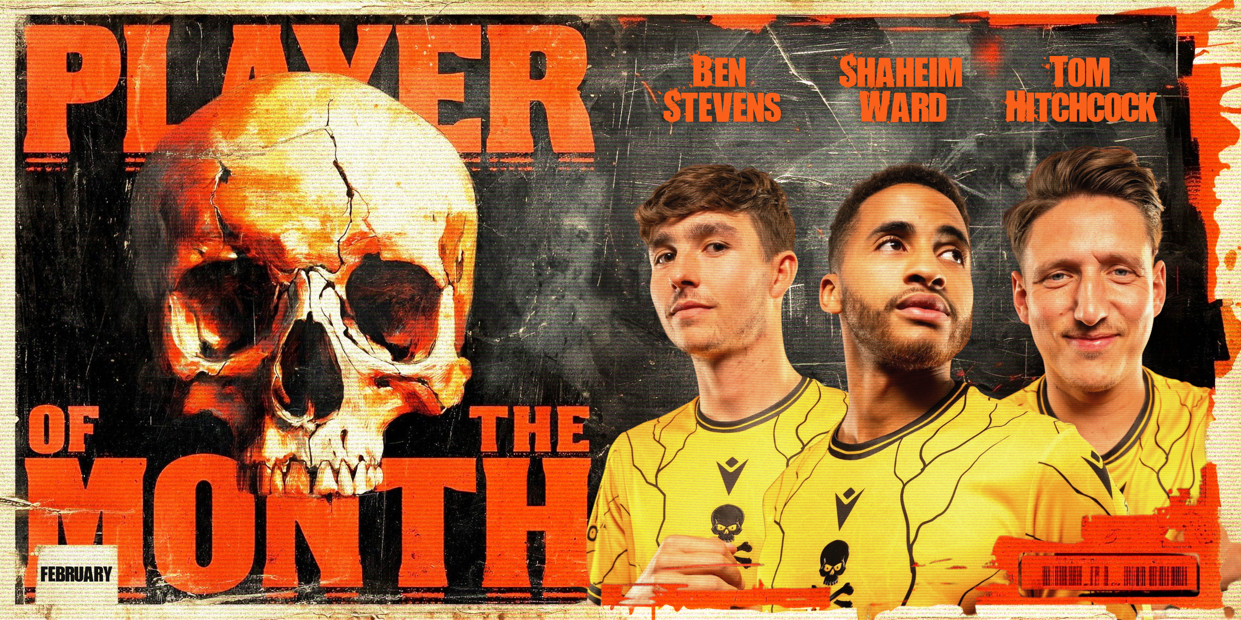 Real Bedford Player of the Month Nominees – February 2026