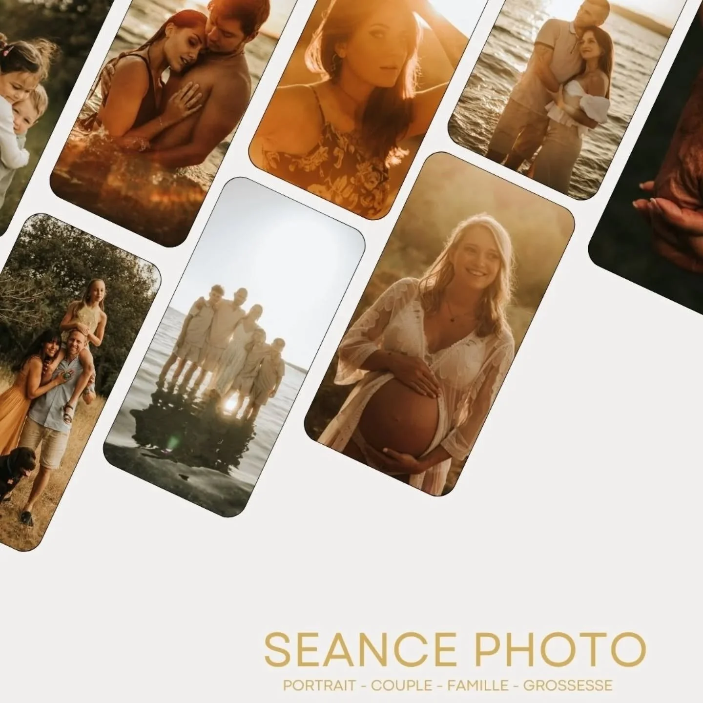 Des instants vrais, des sourires spontan&eacute;s, des souvenirs pour la vie. Chaque s&eacute;ance est une parenth&egrave;se de douceur, d'amour et d'&eacute;motions que j'ai &agrave; c&oelig;ur de sublimer avec lumi&egrave;re et chaleur.
Et toi, tu 