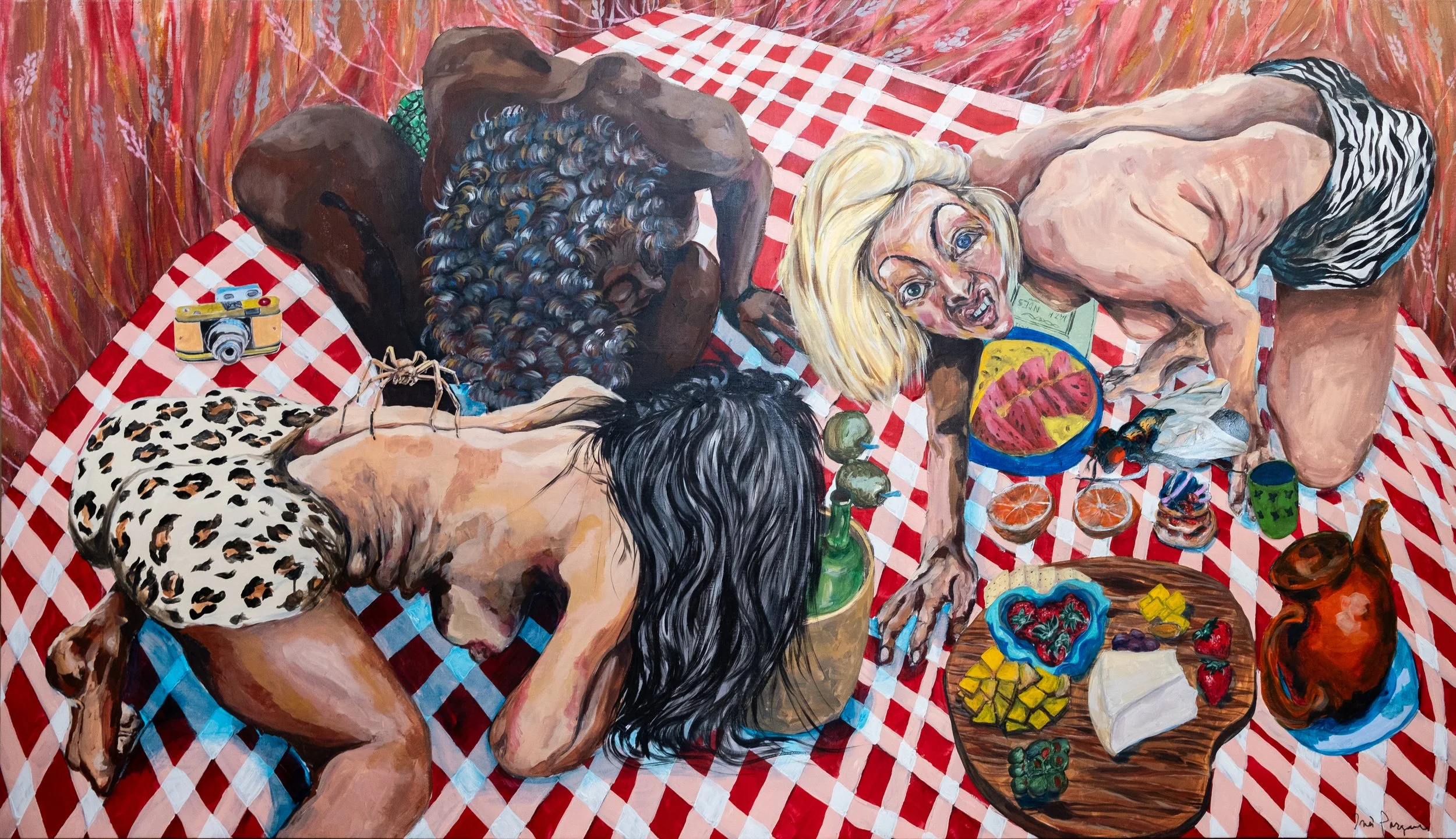 Human behaviour - 115x200cm - acrylic on linen