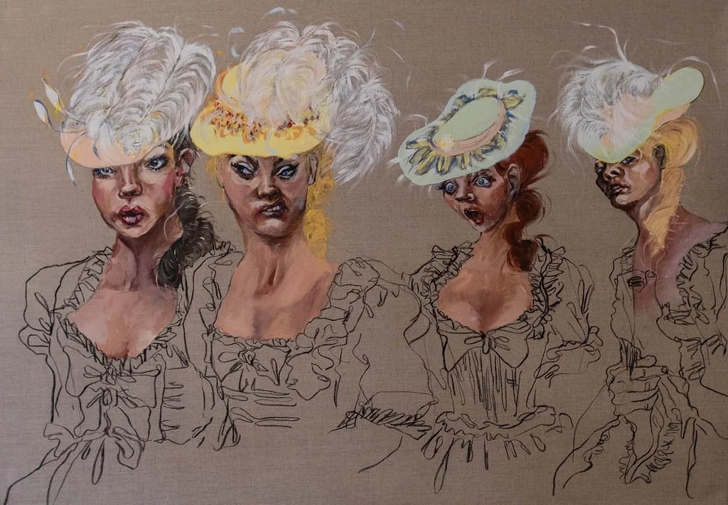 O Homem mal educado, acrílico sobre linho, 95x137cm