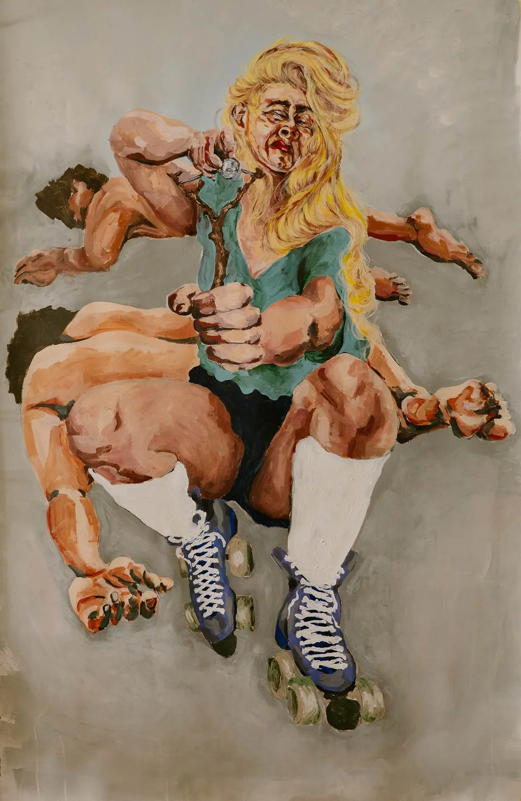 O Cantor, acrilico sobre linho, 127x200cm