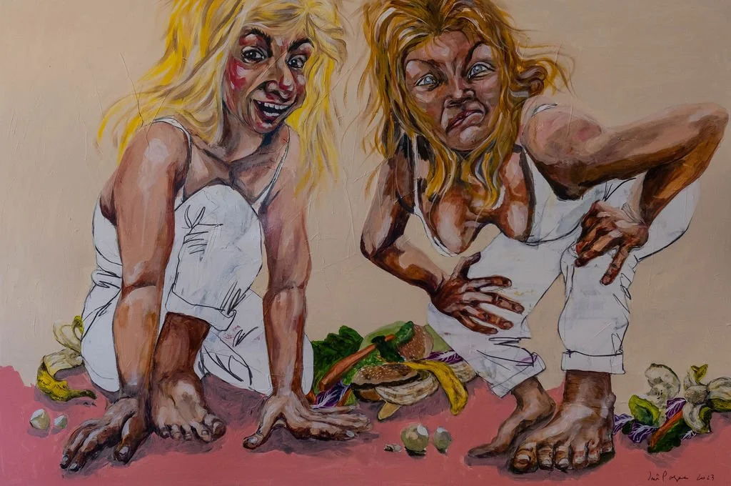 Mau negócio, acrílico sobre linho, 120x181cm