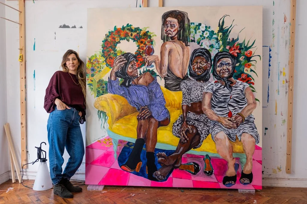 A Viúva, acrílico sobre linho, 207x200cm