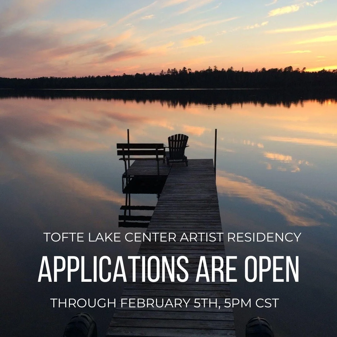 Applications are now open! Spread the word far and wide!

Head here to apply: https://www.toftelake.org/2024-residencies

Application deadline: February 5th at 5:00pm CST

We hope to see you at the lake in 2024 ✨