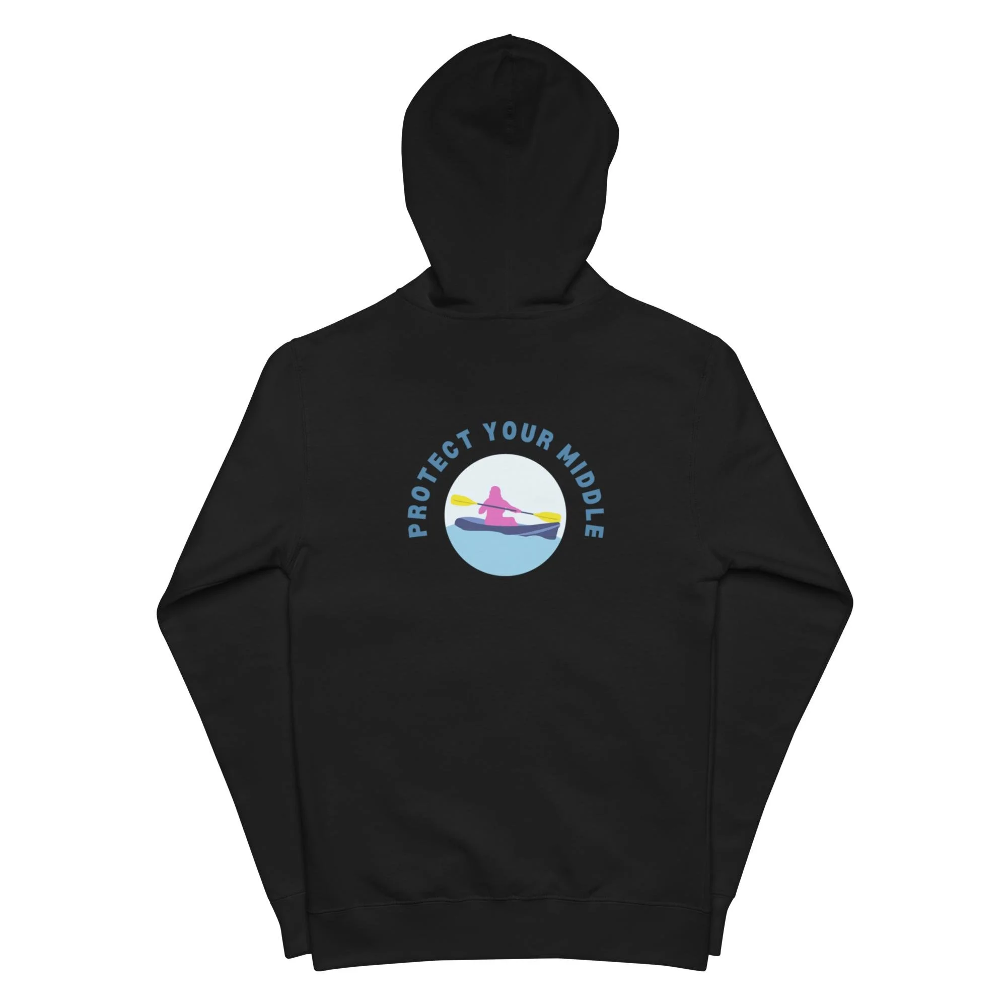 Protect Your Middle Unisex fleece zip up hoodie