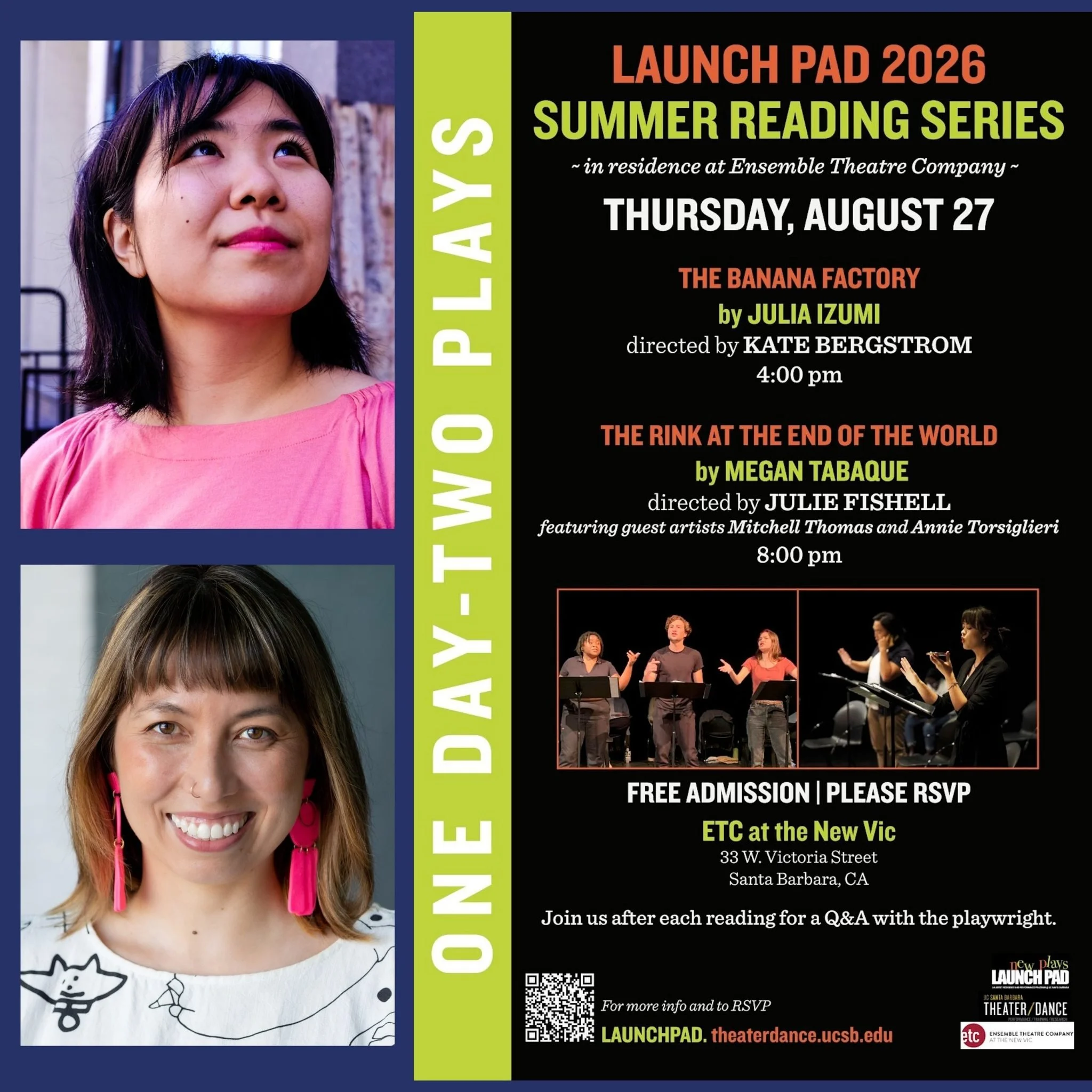2 artists, 4 seasons!

Congrats to our alums (and 4 Season Fellows) Julia Izumi and Megan Tabaque!

We are beyond excited to whoot and toot two of our 4 Seasons Fellows they land in the same place at the same time with our partner organization, Launc