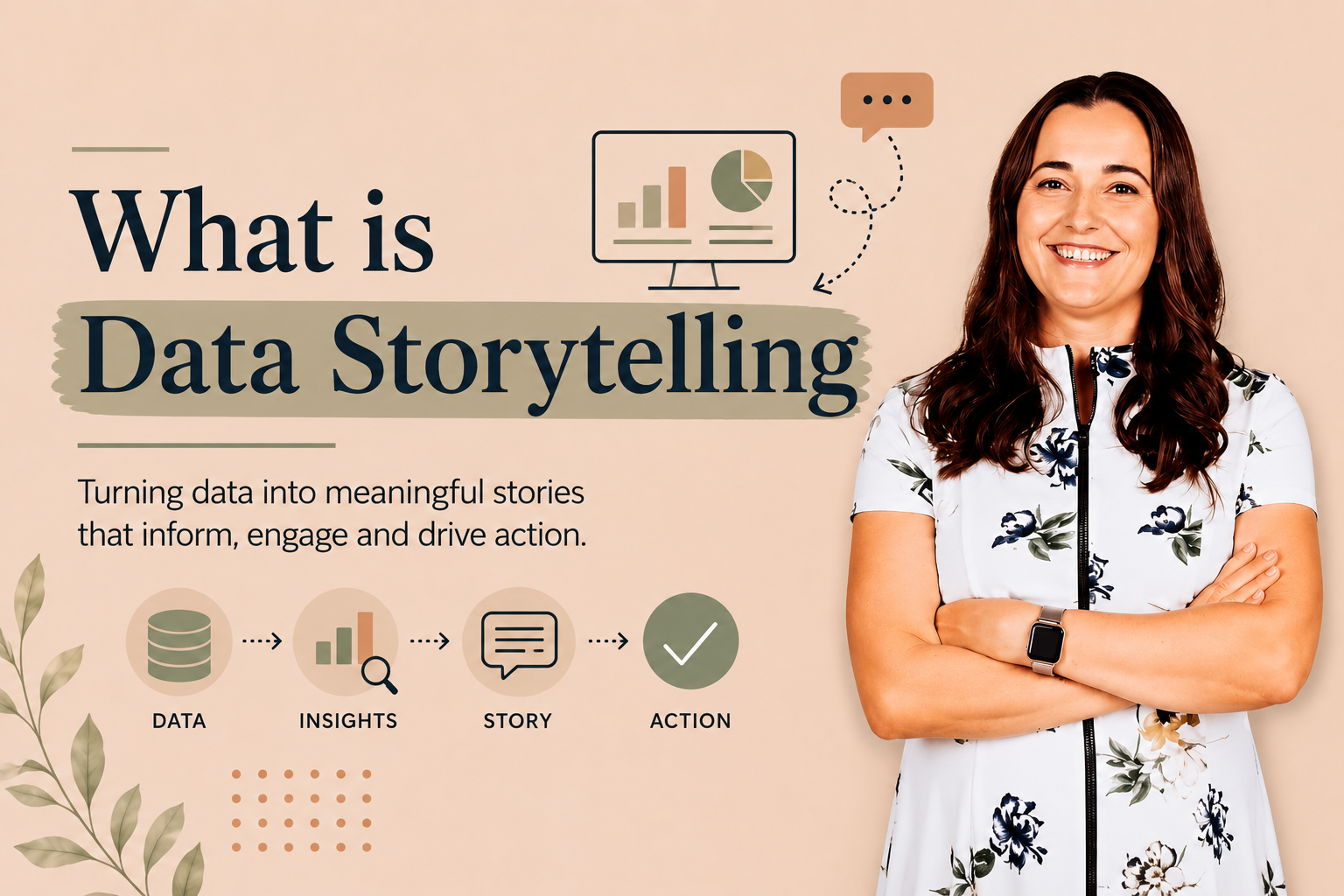 What is 'data storytelling'?