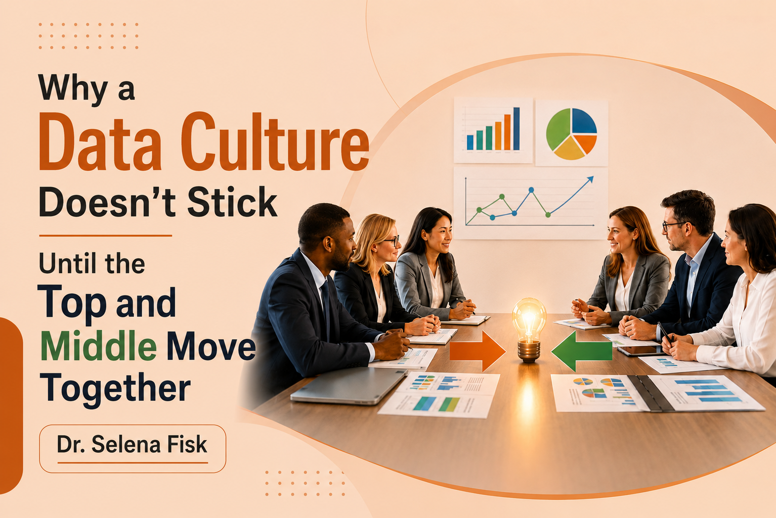 Why a data culture doesn't stick until the top and middle move together