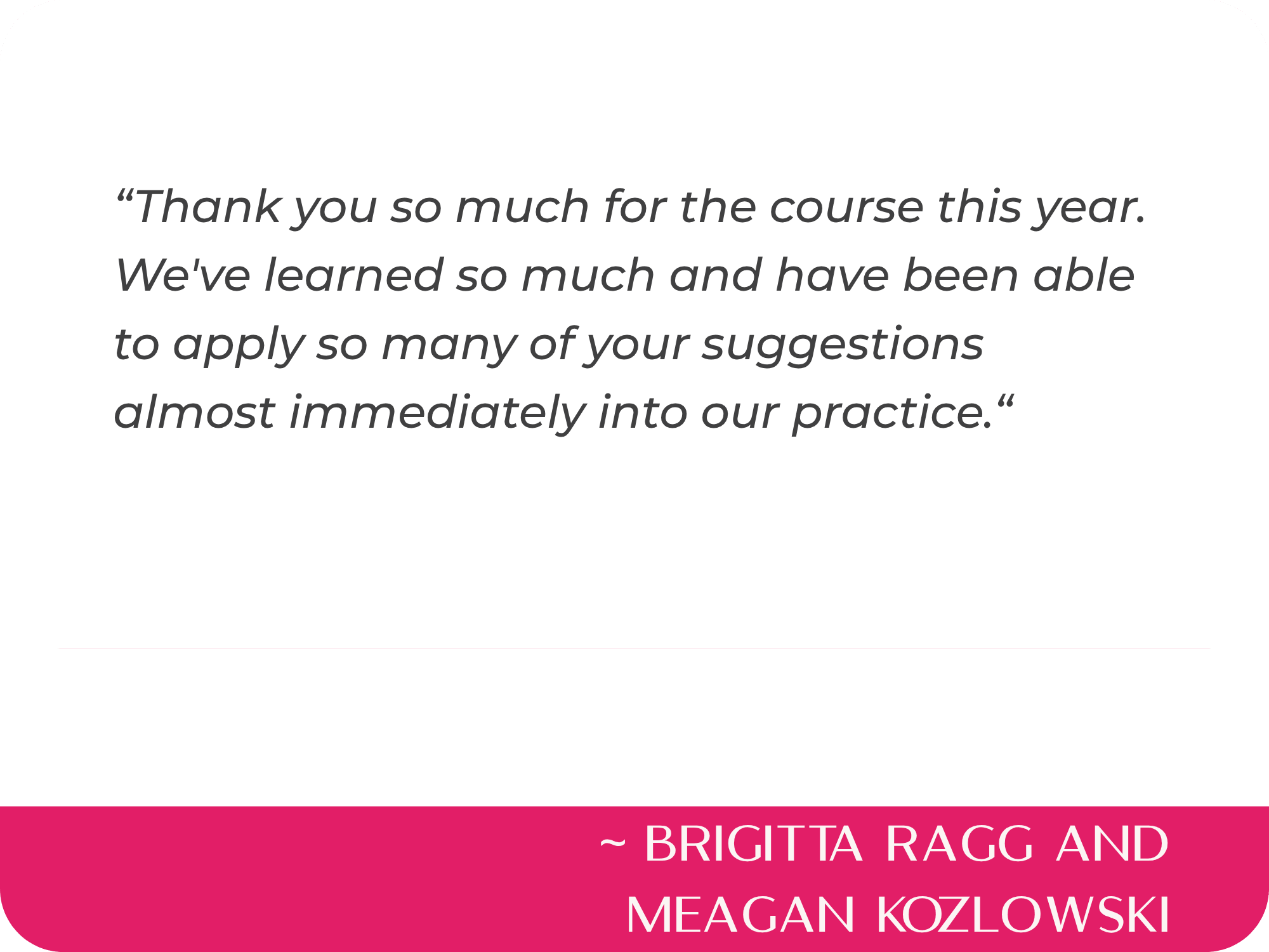 Dr Selena Fisk testimonial Ragg & Kozlowski
