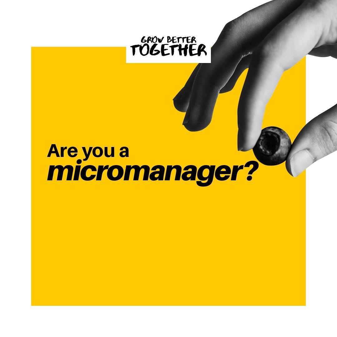 🤔 So you think you might be a micromanager? Uh-oh! 

Swipe through to learn why that&rsquo;s a problem, identify the giveaway traits, and see if you&rsquo;re guilty of any of them. 

And if you are, don&rsquo;t sweat it. There *is* another way to ma