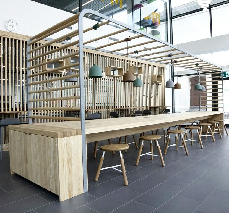 Navet i Ume&aring;. F&auml;rdig monterat. Design TM.konsult  #woodworking #snickeri #interiordesign #resturanginredning