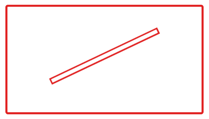 A digital display screen showing a graph with an upward trend in red lines, framed by a red outline.