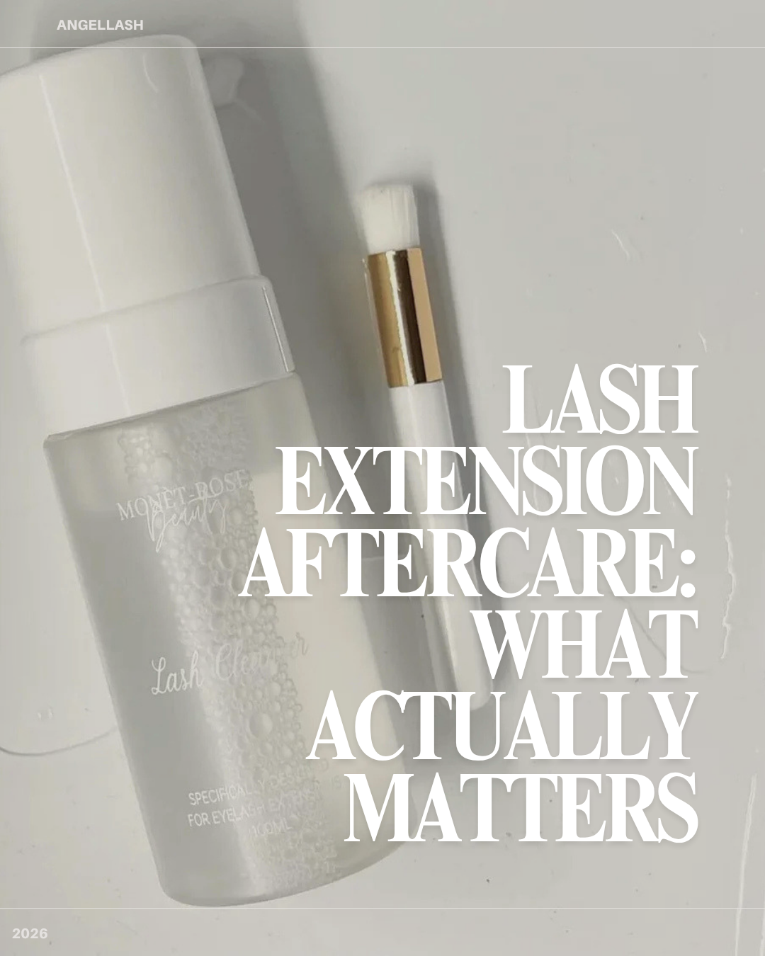 Lash Extension Aftercare: What Actually Matters (Keep It Simple)