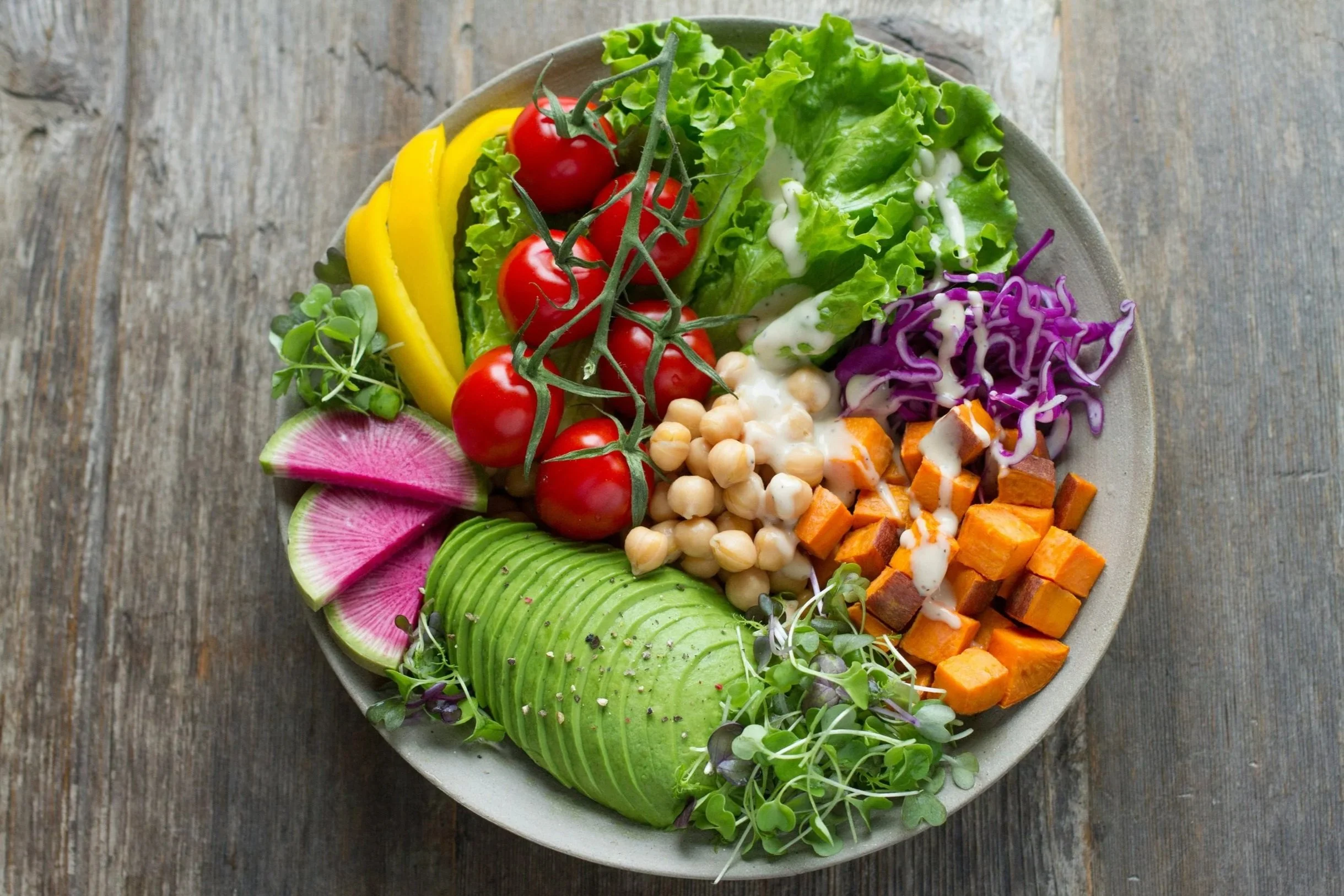 Healthy buddha bowl