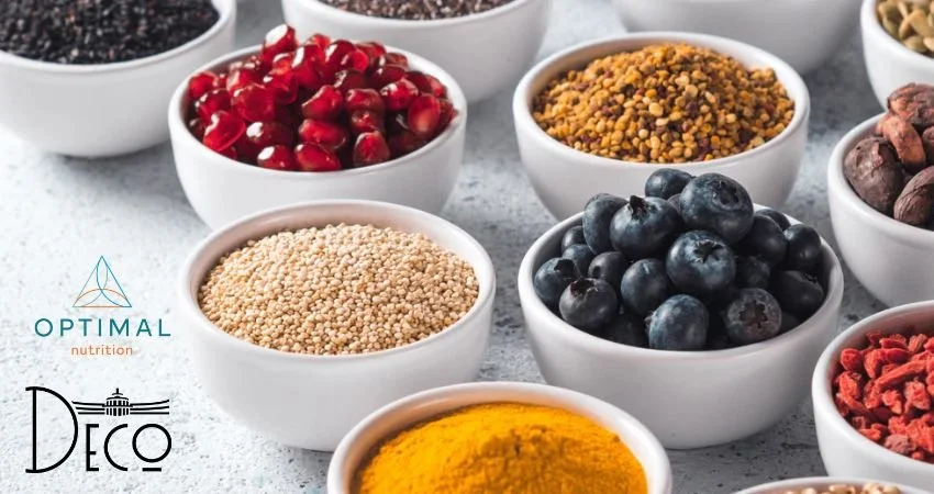 Bowls of super foods