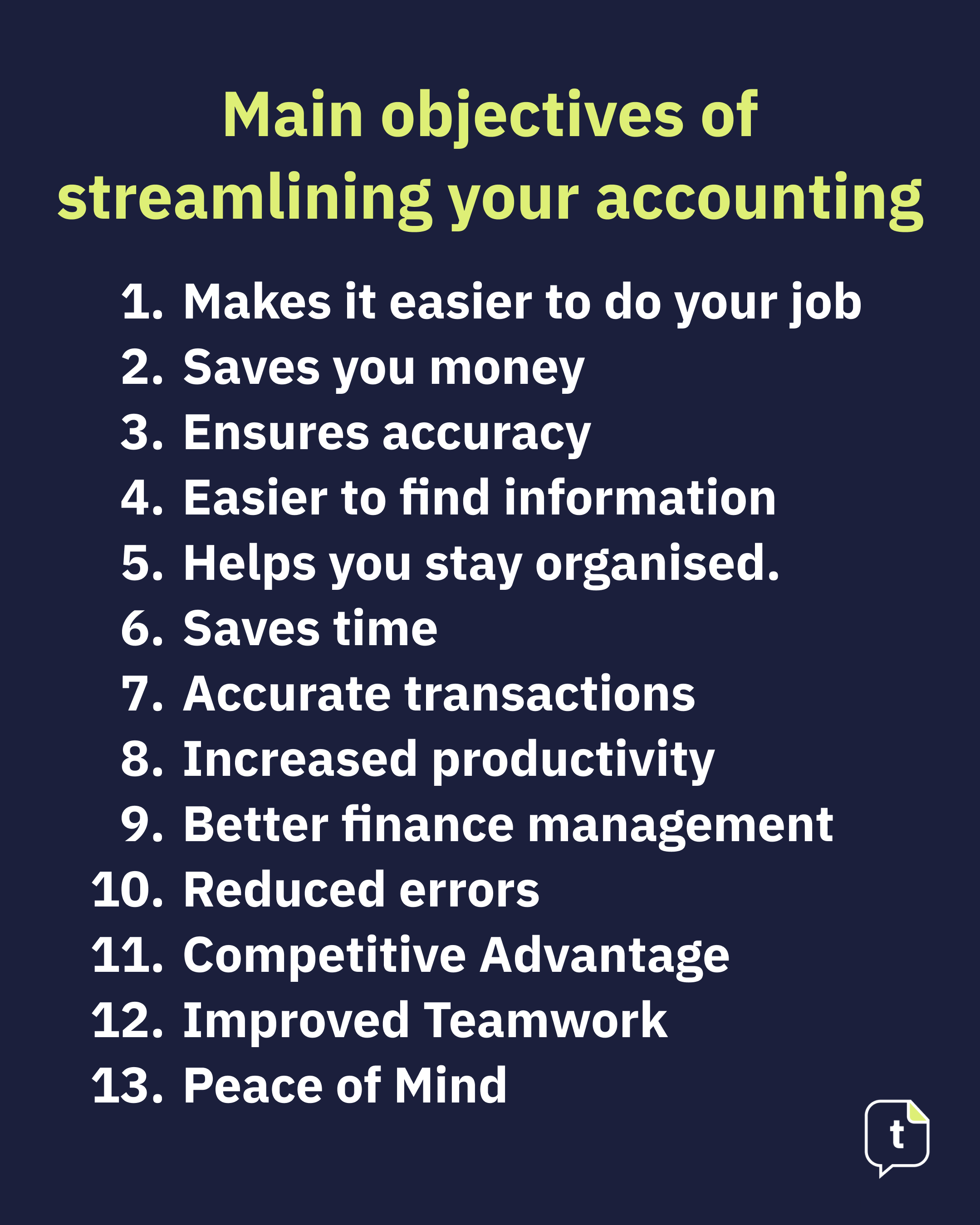 7 Benefits of Streamlining your Accounting Processes — Timworks