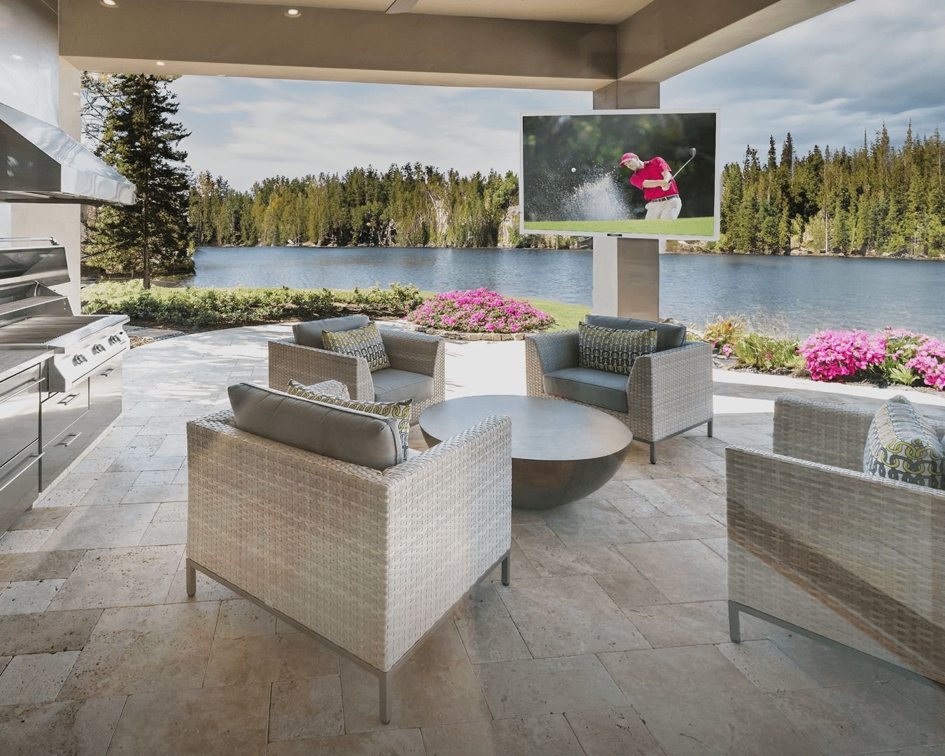 We are the masters of designing and integrating luxurious smart home technology so you can get the most out of your viewing experience! 🏌️⛳️

 With Muskoka Smart Homes smart solutions, you can enjoy the Masters PGA Tour with premium video that bring