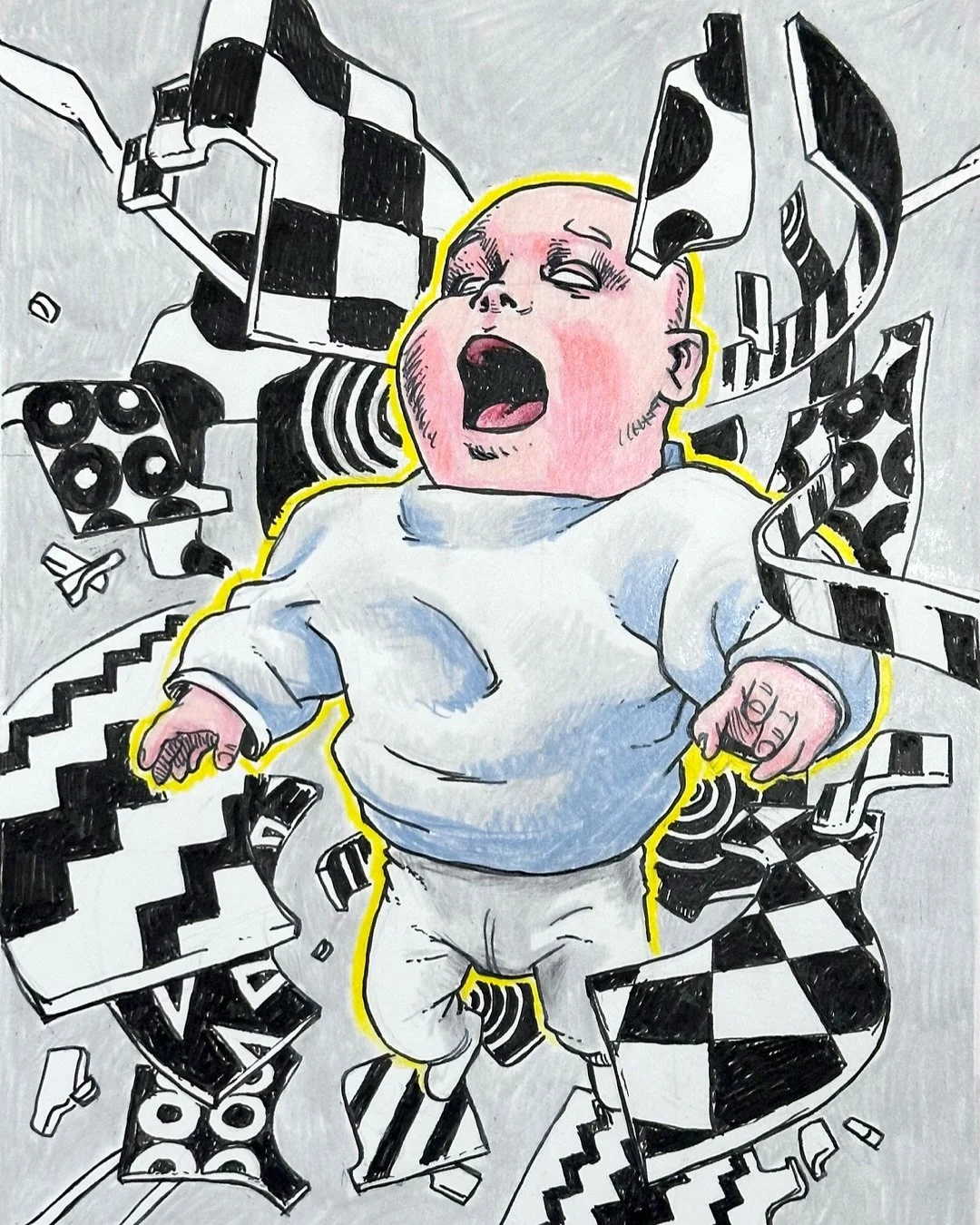 A while back my two boys went through a phase where they started to recognise patterns, it’s one of the first visual developments a baby makes.
I can only imagine how crazy the world must look when you start noticing all these visual patterns.